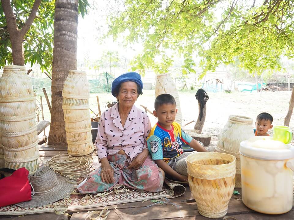 Basketwork in Nong Khai 