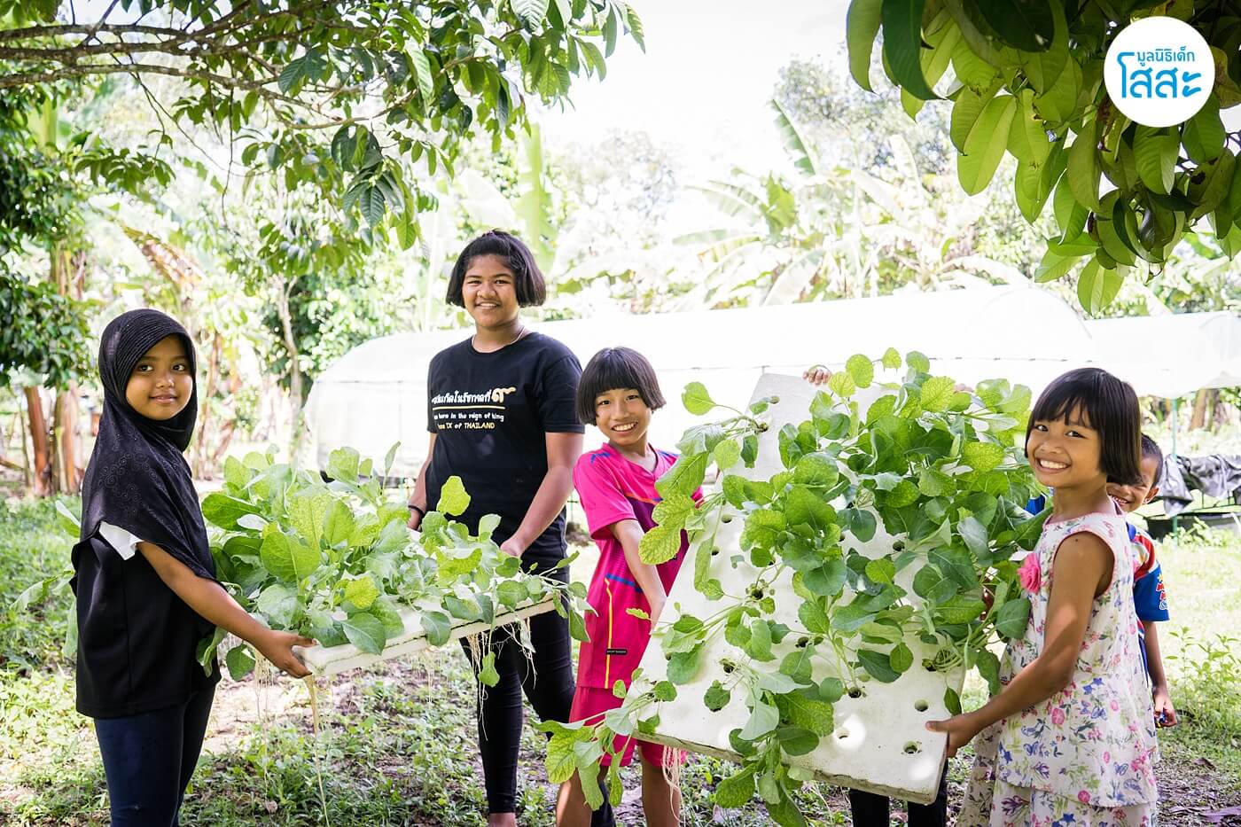 มูลนิธิเด็กโสสะ - หมู่บ้านเด็กโสสะหาดใหญ่ สอนให้ปลูกผักสวนครัว