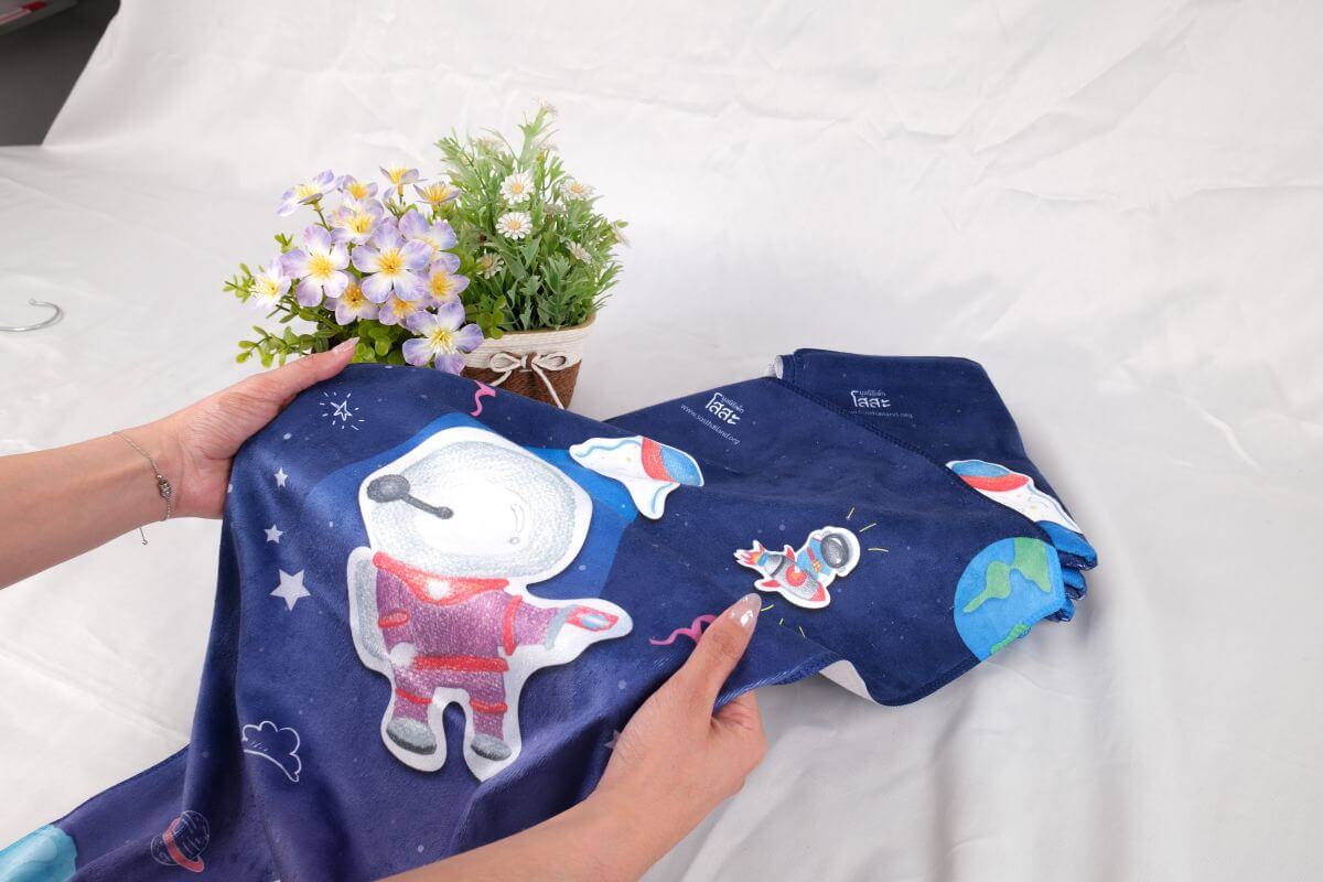 ผ้าขนหนูนาโน Space Buddy - มูลนิธิเด็กโสสะ
