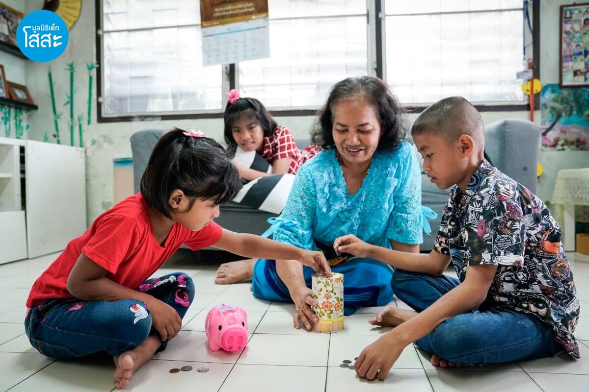 มูลนิธิเด็กโสสะ-เด็กๆ เรียนรู้เรื่องการออมเงิน และตั้งเป้าหมาย